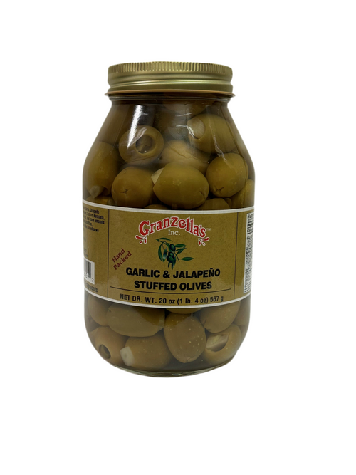 Garlic & Jalapeno Stuffed Olives