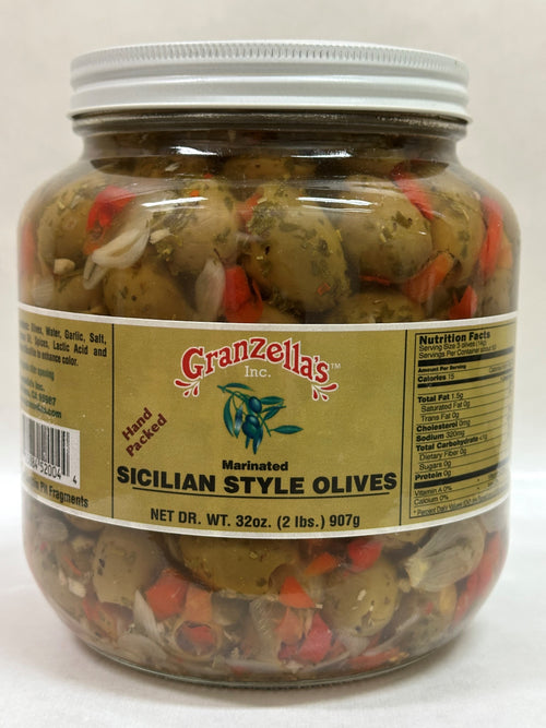 Sicilian Style Olives